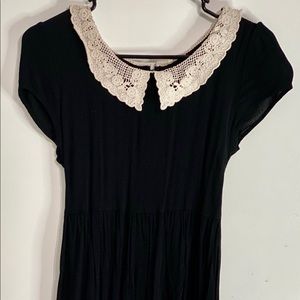 Forever 21 Black Dress with Collar